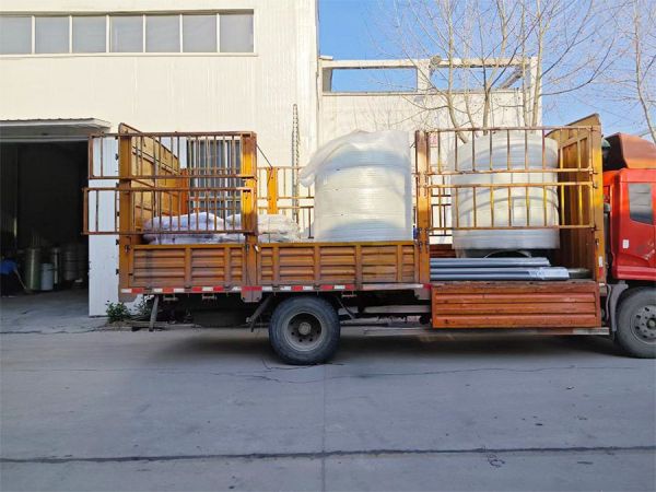Water softener equipment shipment